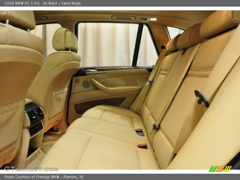 Jet Black / Sand Beige 2008 BMW X5 3.0si
