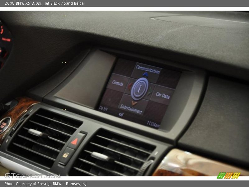 Jet Black / Sand Beige 2008 BMW X5 3.0si