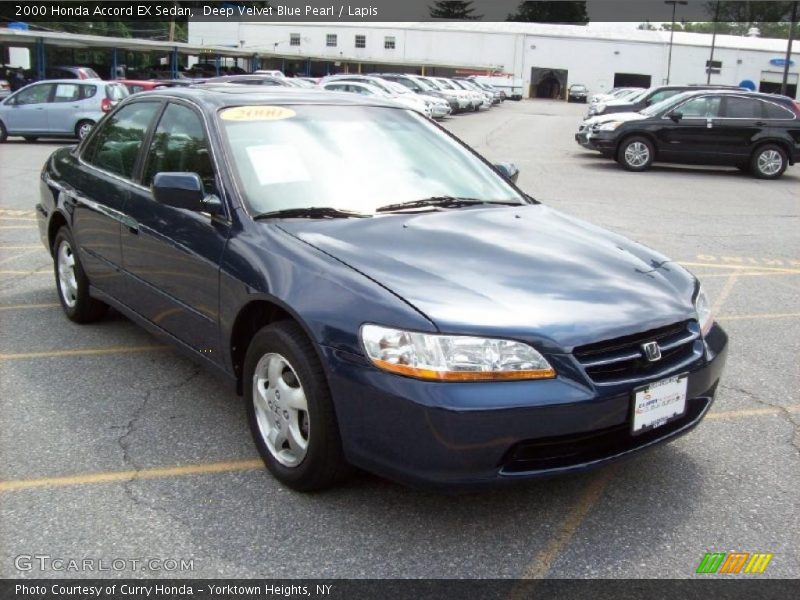 Deep Velvet Blue Pearl / Lapis 2000 Honda Accord EX Sedan