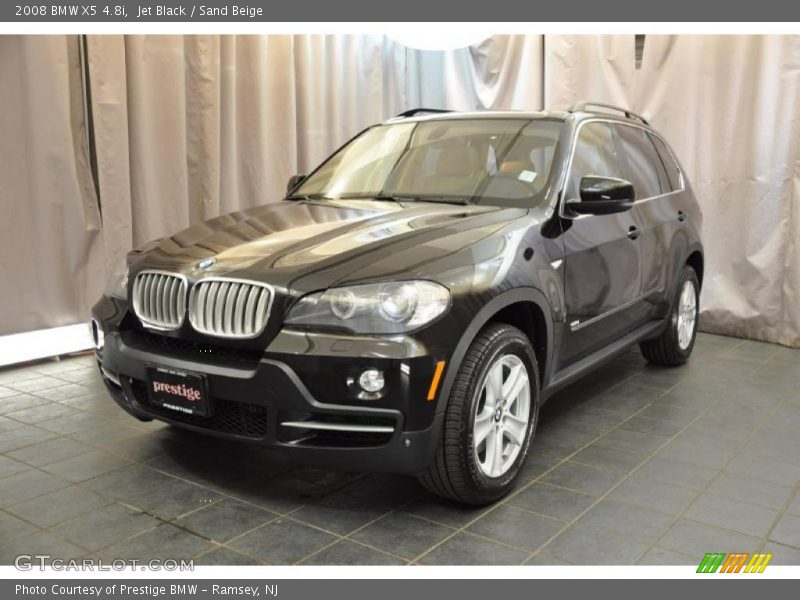 Jet Black / Sand Beige 2008 BMW X5 4.8i