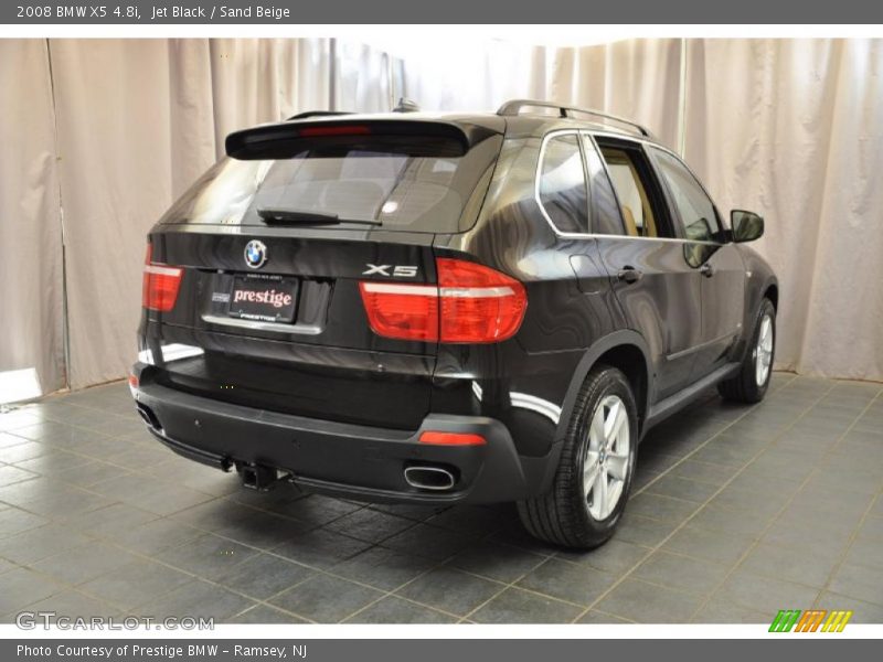 Jet Black / Sand Beige 2008 BMW X5 4.8i