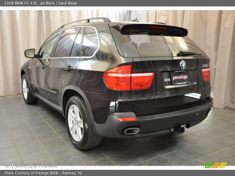 Jet Black / Sand Beige 2008 BMW X5 4.8i