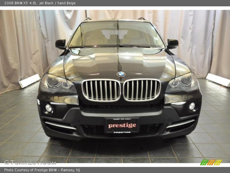 Jet Black / Sand Beige 2008 BMW X5 4.8i
