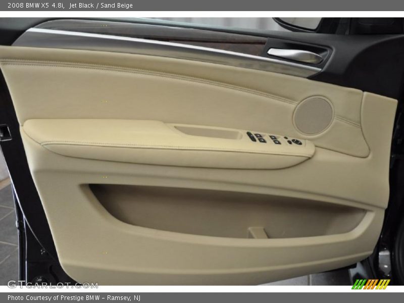 Jet Black / Sand Beige 2008 BMW X5 4.8i