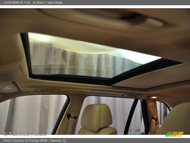 Jet Black / Sand Beige 2008 BMW X5 4.8i