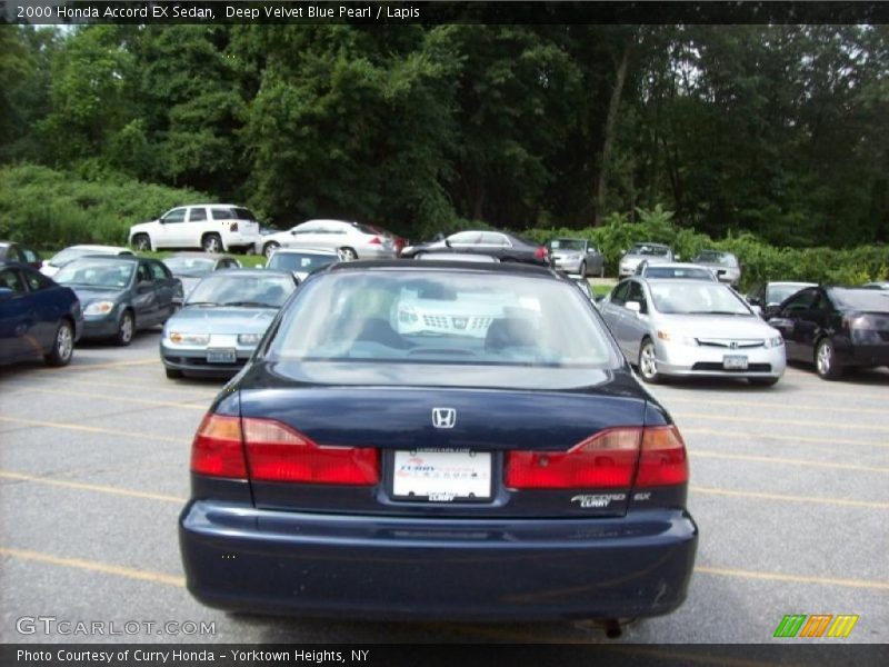 Deep Velvet Blue Pearl / Lapis 2000 Honda Accord EX Sedan