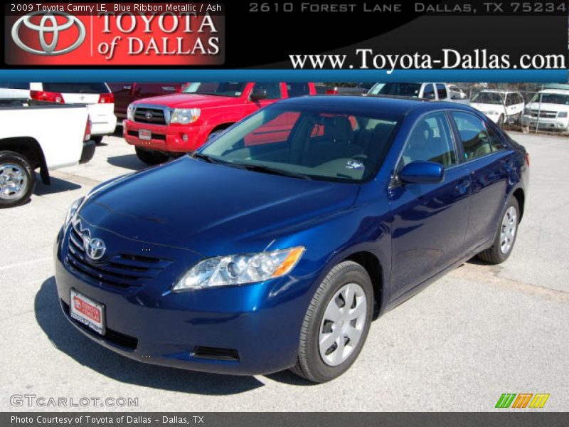 Blue Ribbon Metallic / Ash 2009 Toyota Camry LE