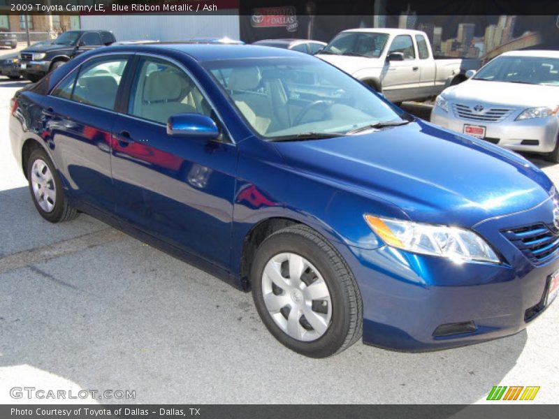 Blue Ribbon Metallic / Ash 2009 Toyota Camry LE