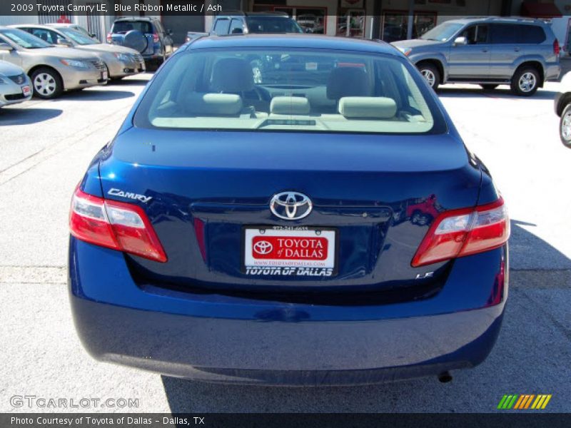 Blue Ribbon Metallic / Ash 2009 Toyota Camry LE