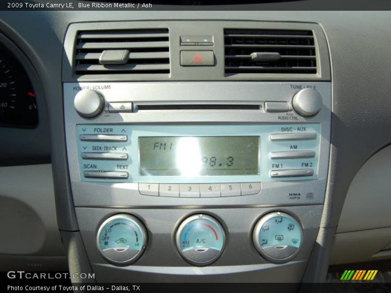Blue Ribbon Metallic / Ash 2009 Toyota Camry LE