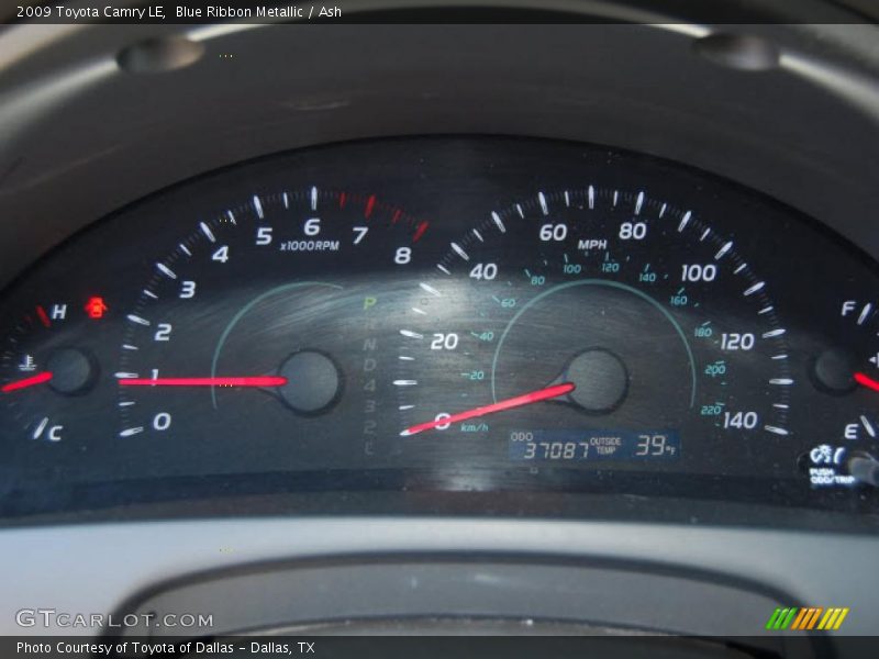 Blue Ribbon Metallic / Ash 2009 Toyota Camry LE