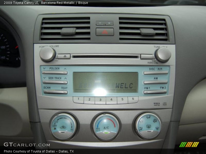 Barcelona Red Metallic / Bisque 2009 Toyota Camry LE