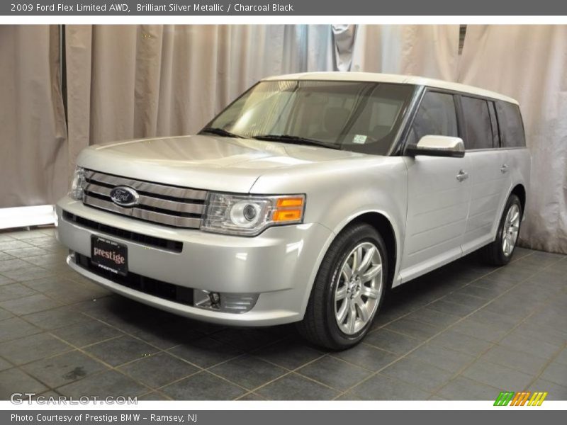 Brilliant Silver Metallic / Charcoal Black 2009 Ford Flex Limited AWD