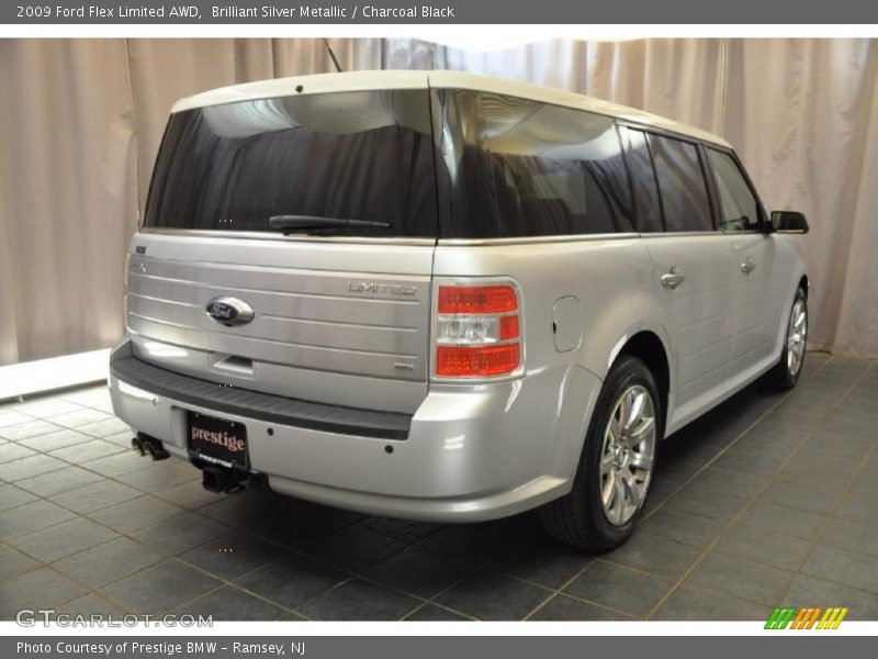 Brilliant Silver Metallic / Charcoal Black 2009 Ford Flex Limited AWD