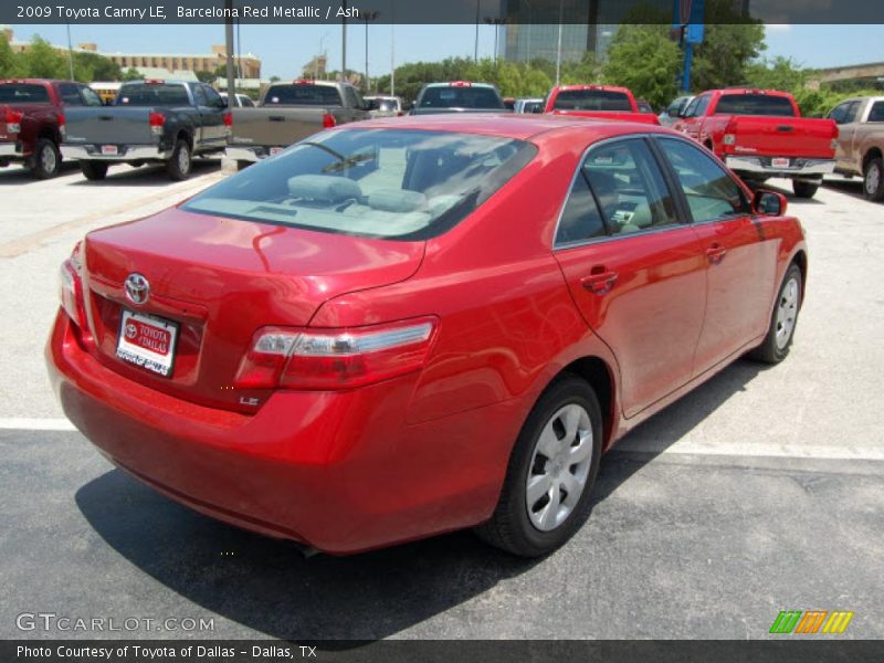 Barcelona Red Metallic / Ash 2009 Toyota Camry LE