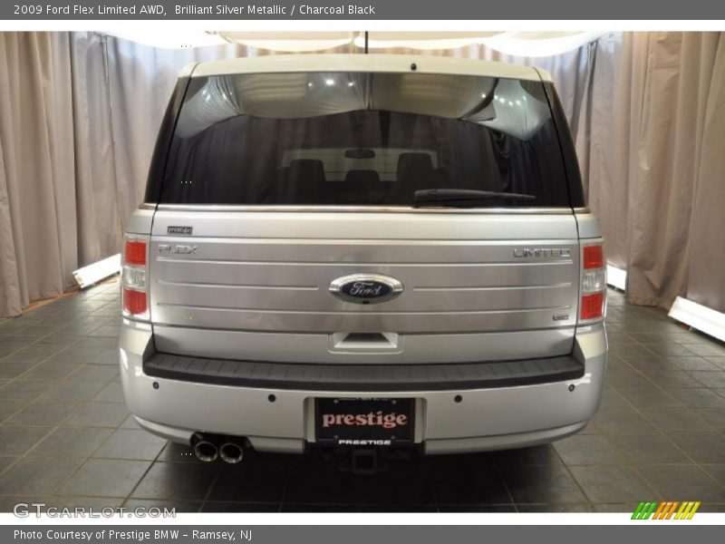 Brilliant Silver Metallic / Charcoal Black 2009 Ford Flex Limited AWD