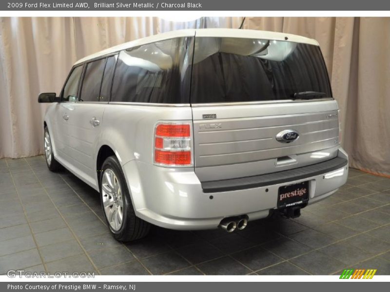 Brilliant Silver Metallic / Charcoal Black 2009 Ford Flex Limited AWD