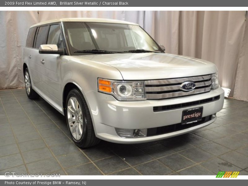 Brilliant Silver Metallic / Charcoal Black 2009 Ford Flex Limited AWD