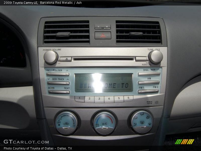 Barcelona Red Metallic / Ash 2009 Toyota Camry LE