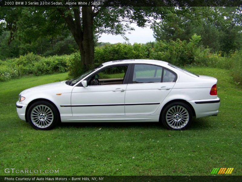 Alpine White / Sand 2003 BMW 3 Series 330xi Sedan