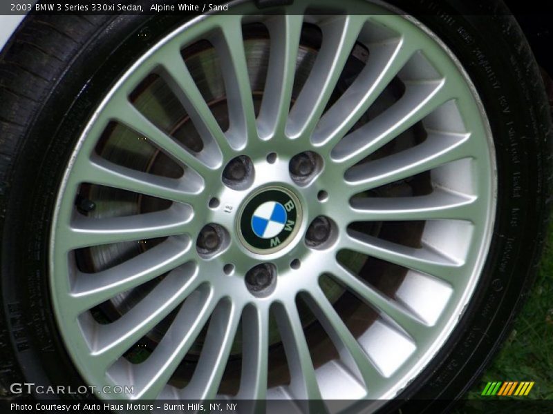 Alpine White / Sand 2003 BMW 3 Series 330xi Sedan