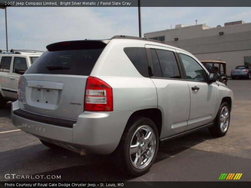 Bright Silver Metallic / Pastel Slate Gray 2007 Jeep Compass Limited