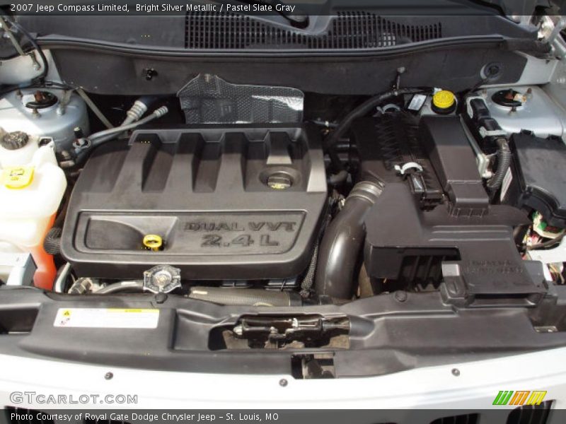 Bright Silver Metallic / Pastel Slate Gray 2007 Jeep Compass Limited