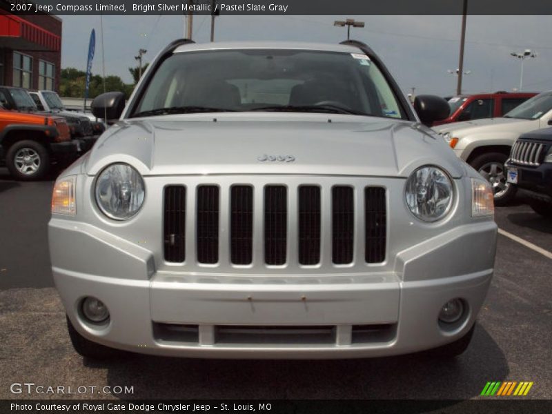 Bright Silver Metallic / Pastel Slate Gray 2007 Jeep Compass Limited