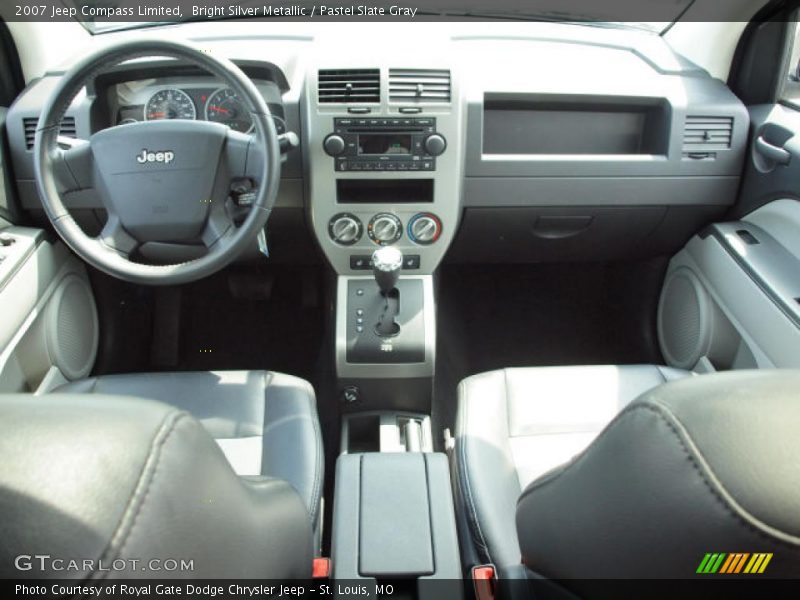 Bright Silver Metallic / Pastel Slate Gray 2007 Jeep Compass Limited