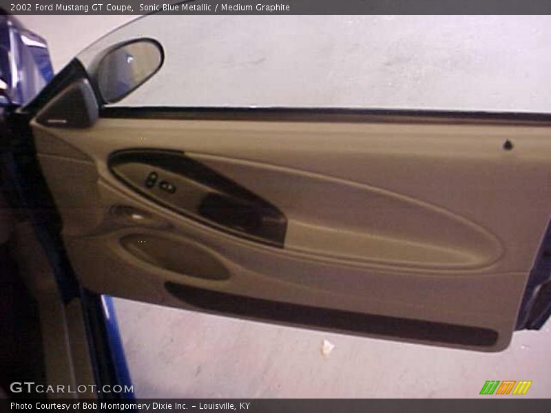 Sonic Blue Metallic / Medium Graphite 2002 Ford Mustang GT Coupe