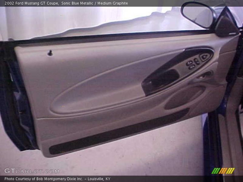 Sonic Blue Metallic / Medium Graphite 2002 Ford Mustang GT Coupe