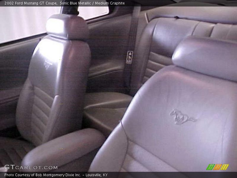 Sonic Blue Metallic / Medium Graphite 2002 Ford Mustang GT Coupe