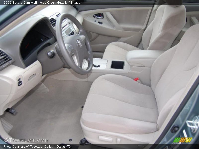 Aloe Green Metallic / Bisque 2009 Toyota Camry LE