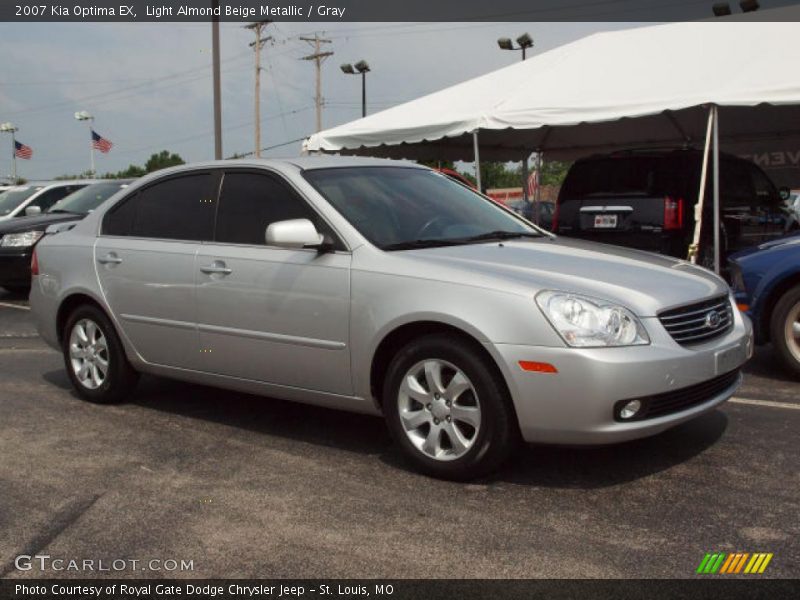 Light Almond Beige Metallic / Gray 2007 Kia Optima EX