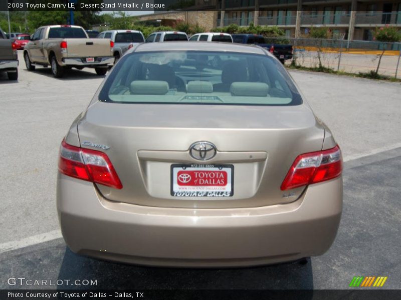 Desert Sand Metallic / Bisque 2009 Toyota Camry LE