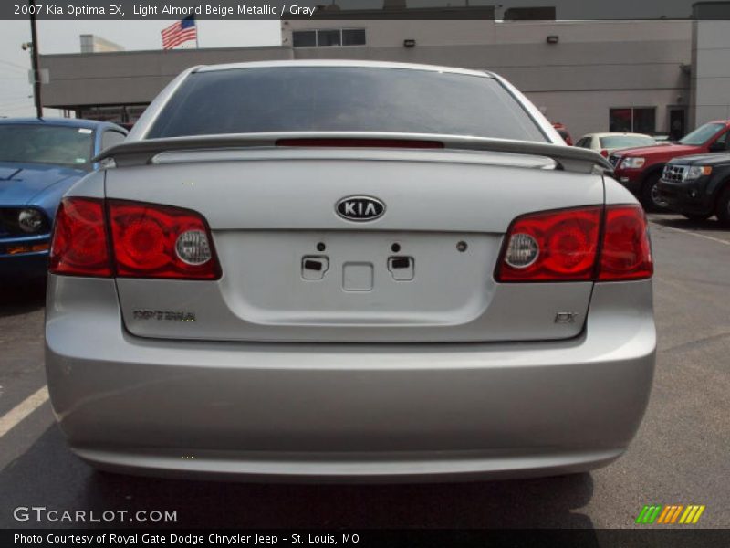 Light Almond Beige Metallic / Gray 2007 Kia Optima EX
