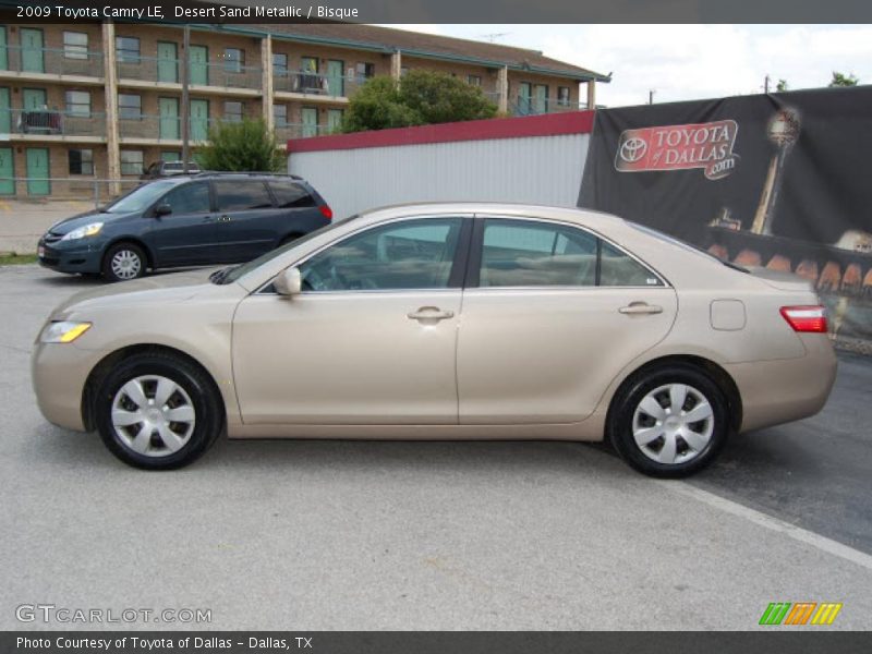 Desert Sand Metallic / Bisque 2009 Toyota Camry LE