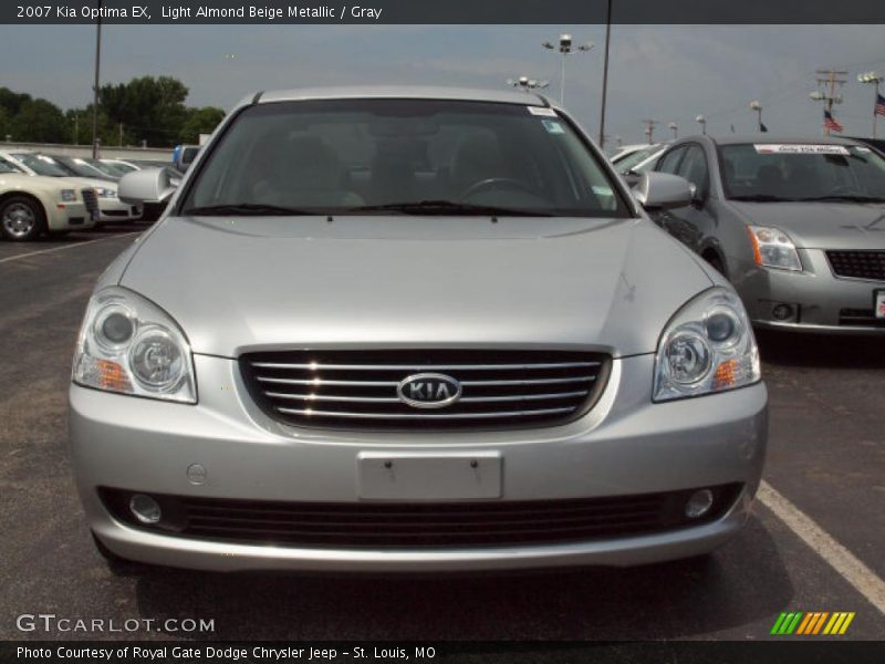 Light Almond Beige Metallic / Gray 2007 Kia Optima EX