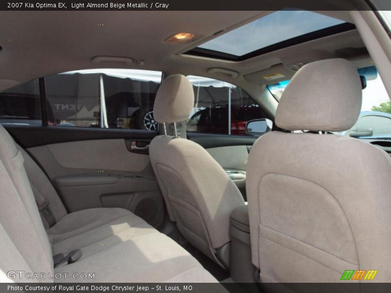 Light Almond Beige Metallic / Gray 2007 Kia Optima EX