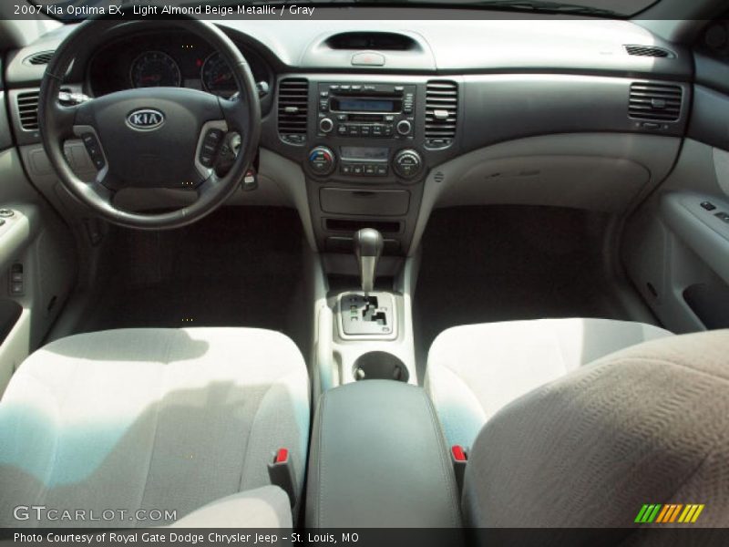 Light Almond Beige Metallic / Gray 2007 Kia Optima EX