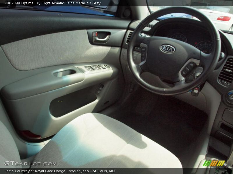 Light Almond Beige Metallic / Gray 2007 Kia Optima EX