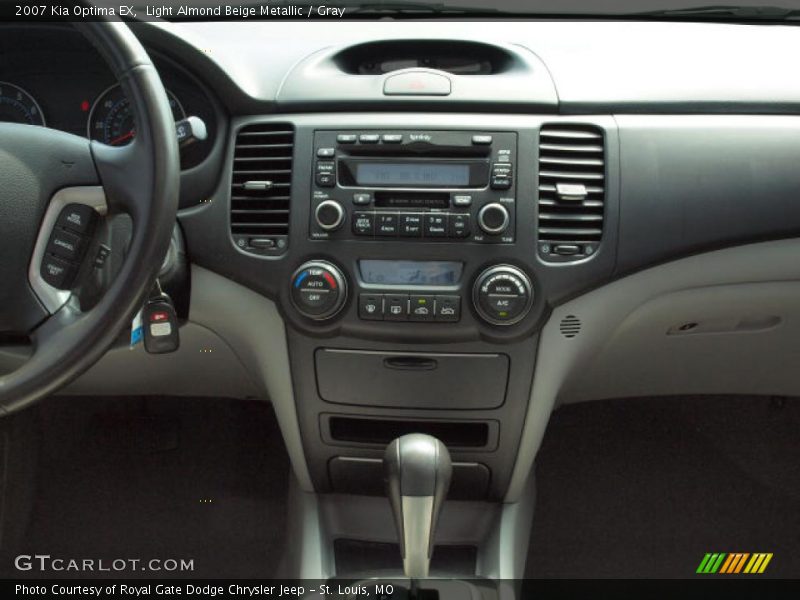 Light Almond Beige Metallic / Gray 2007 Kia Optima EX