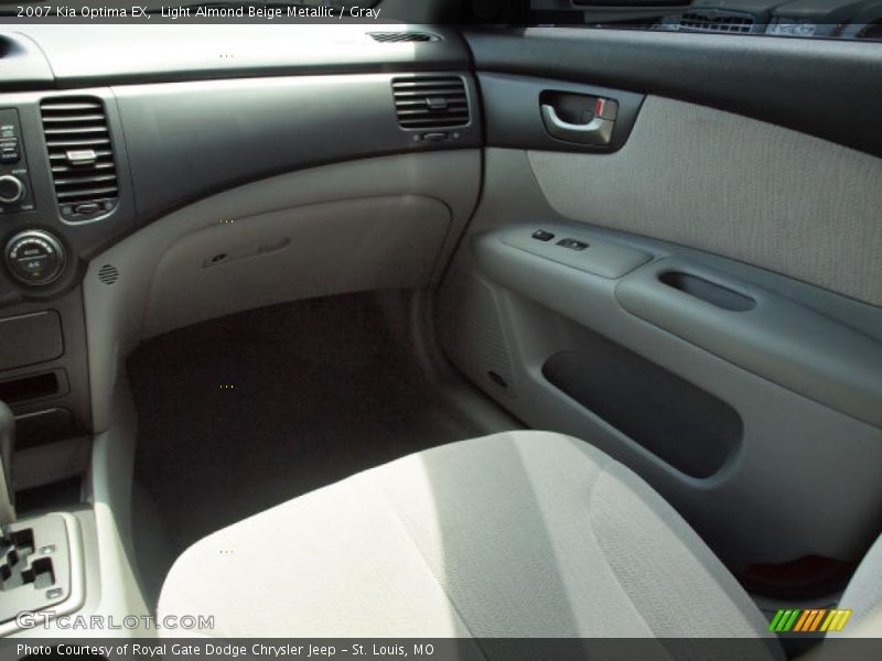 Light Almond Beige Metallic / Gray 2007 Kia Optima EX