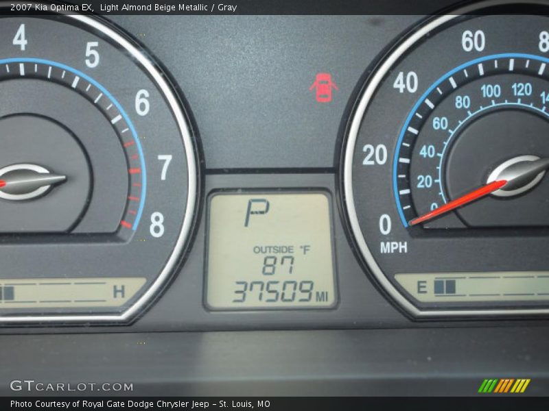 Light Almond Beige Metallic / Gray 2007 Kia Optima EX