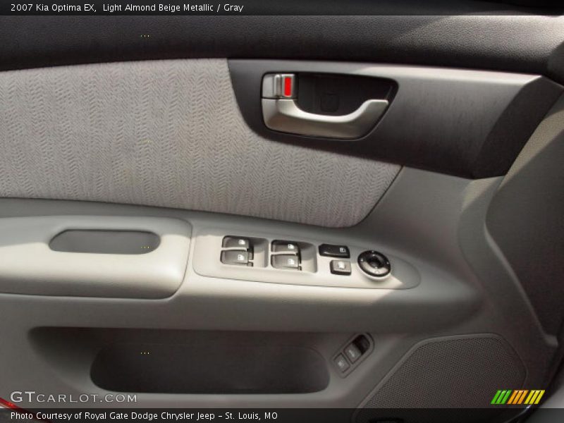 Light Almond Beige Metallic / Gray 2007 Kia Optima EX