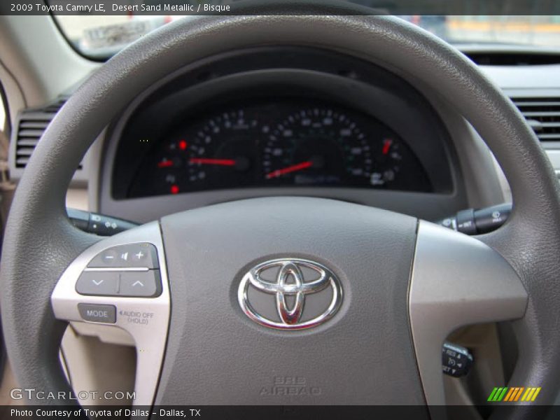 Desert Sand Metallic / Bisque 2009 Toyota Camry LE