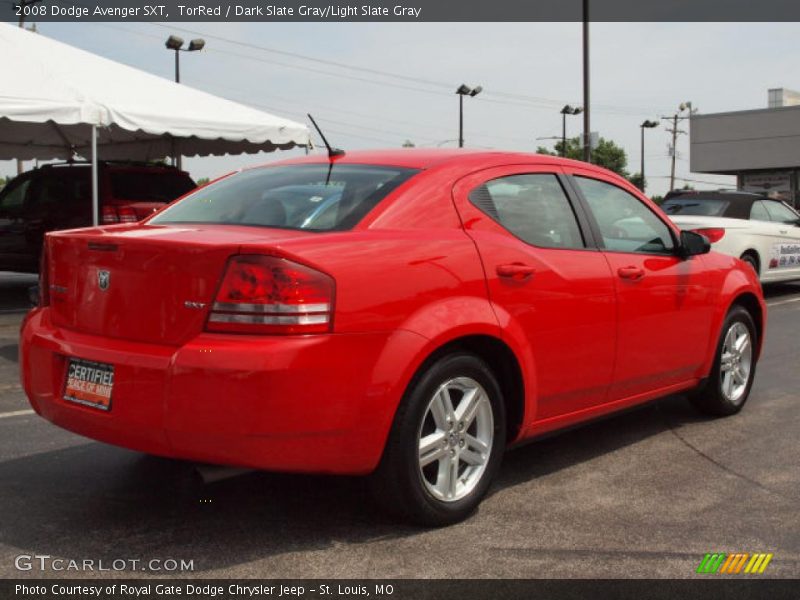 TorRed / Dark Slate Gray/Light Slate Gray 2008 Dodge Avenger SXT