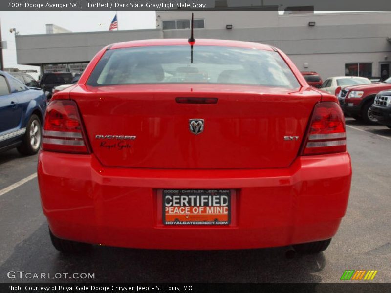 TorRed / Dark Slate Gray/Light Slate Gray 2008 Dodge Avenger SXT
