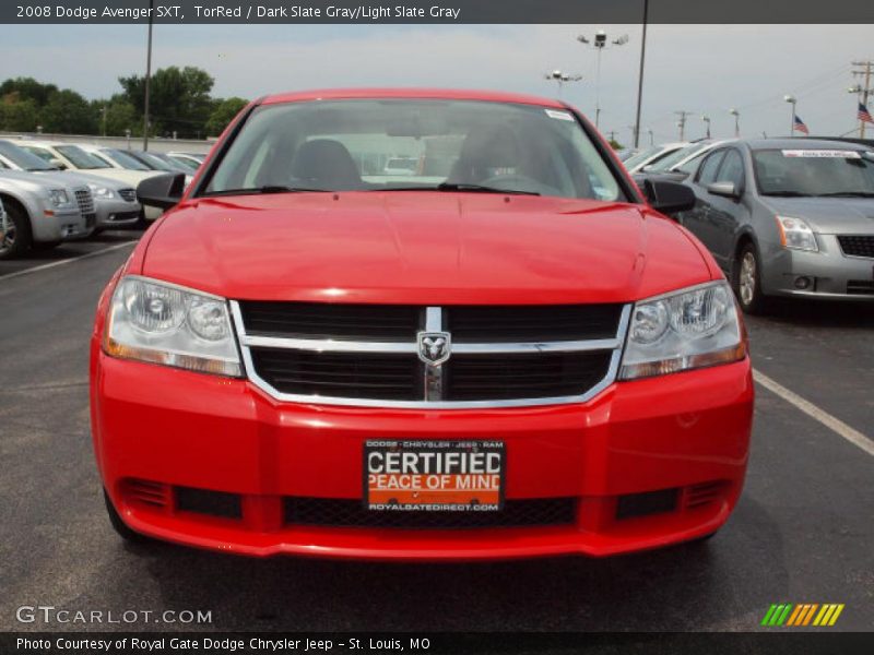 TorRed / Dark Slate Gray/Light Slate Gray 2008 Dodge Avenger SXT