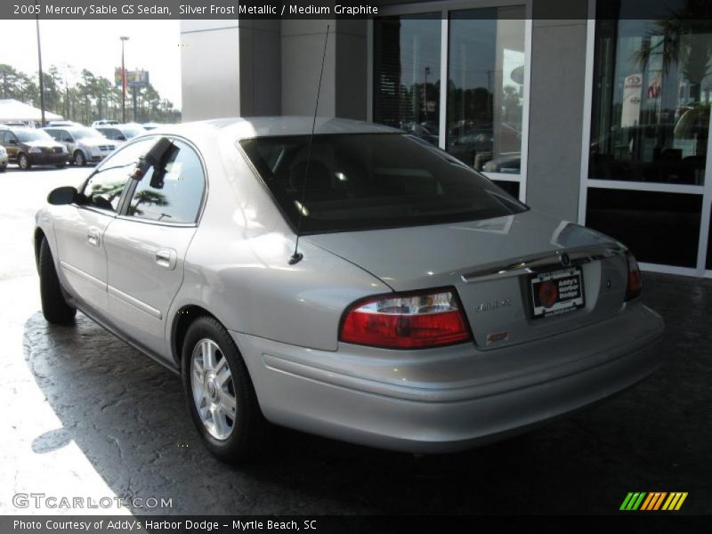 Silver Frost Metallic / Medium Graphite 2005 Mercury Sable GS Sedan
